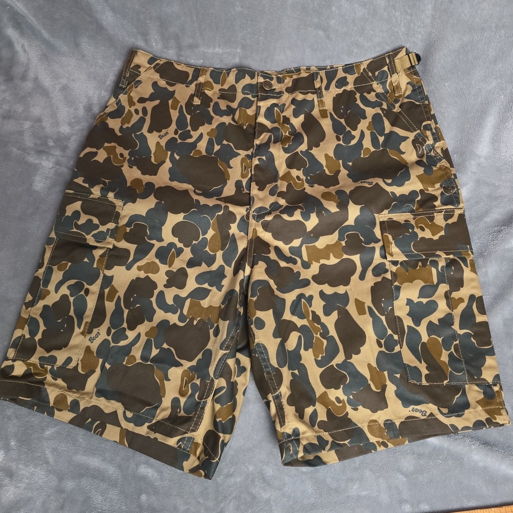 Rothco Bear Archery BDU Frog Camo Shorts Size Medium 31-35 Inch Adjustable Waist